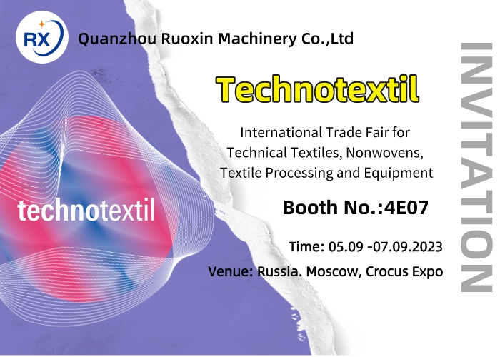 مرحبا بكم في زيارتنا في معرض Technotextil في روسيا