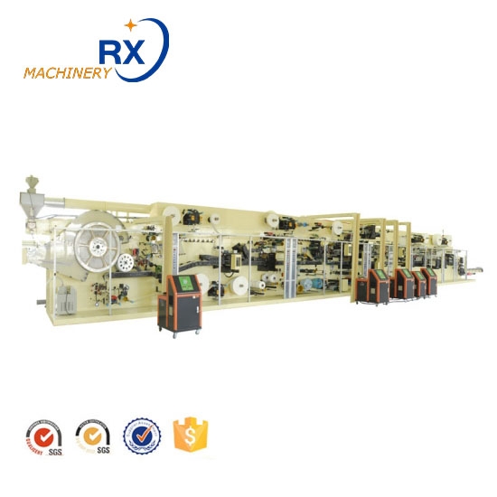 خط إنتاج حفاضات الأطفال من نوع المحرك العاكس RX-400
         